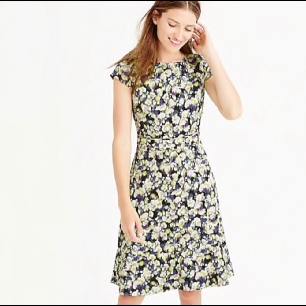 J. Crew floral dress size 0 NWOT